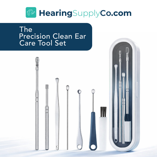 HearingSupplyCo Precision Clean Ear Care Tool Set